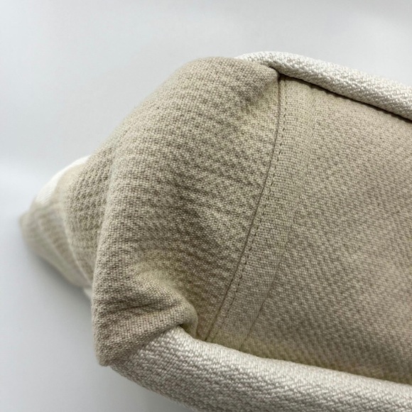 Chanel Neutral Canvas Two Way Tote - Picture 5 of 6